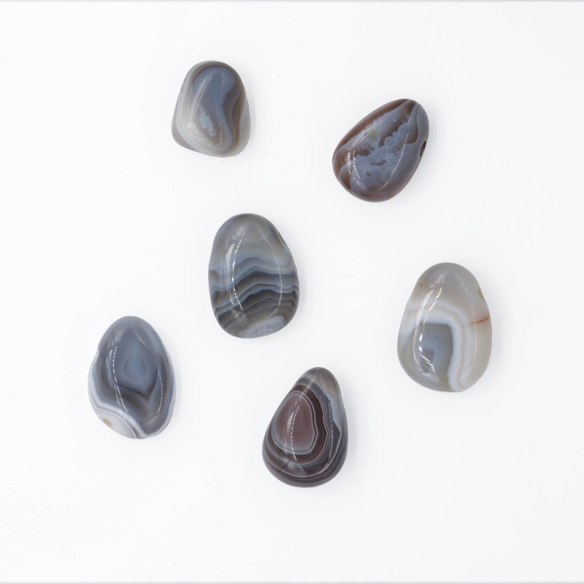 Achat Anhänger gelocht