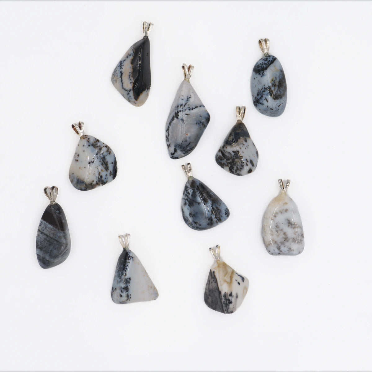 Achat "Dendritenachat" (Mückenstein) Anhänger