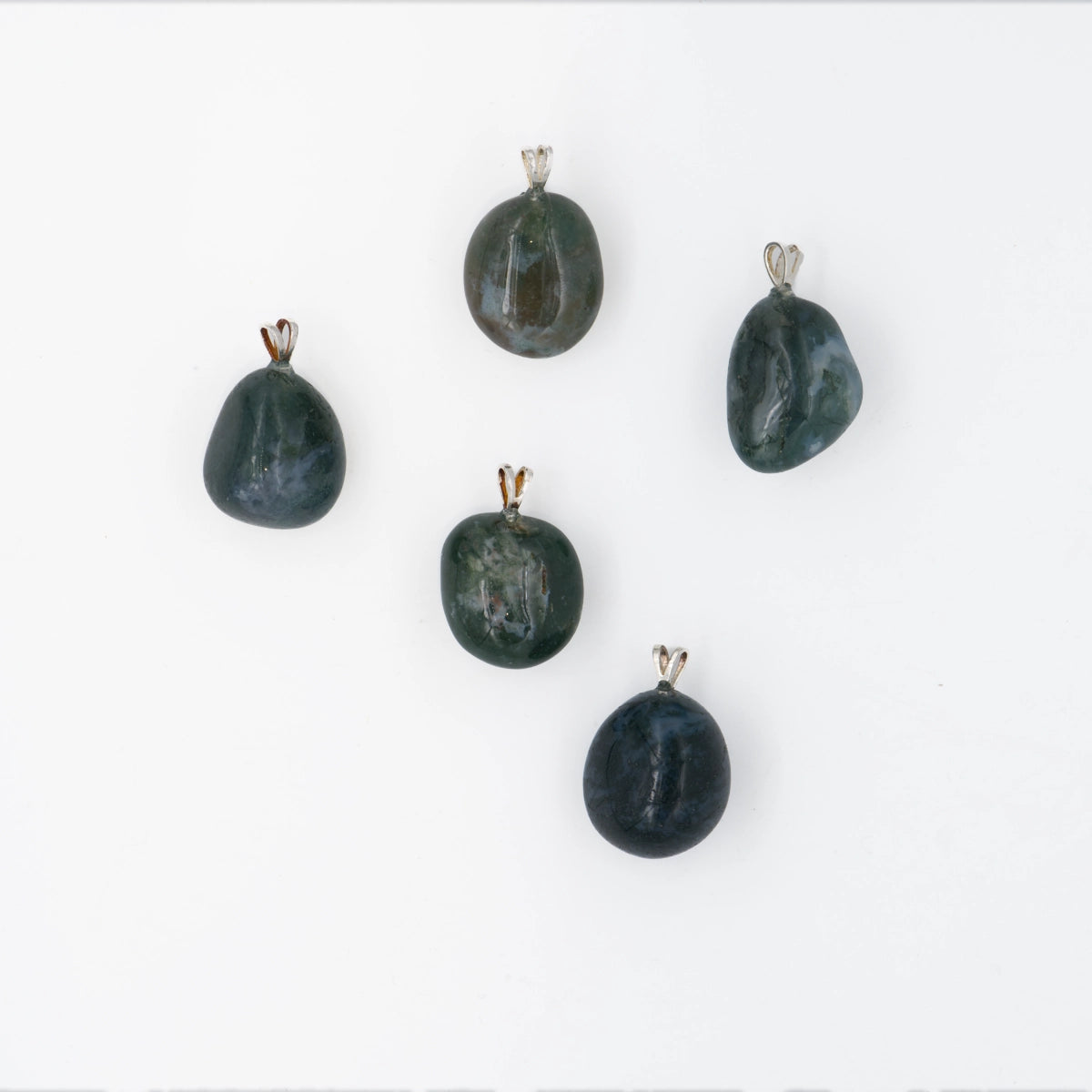 Achat "Moosachat" grün Anhänger