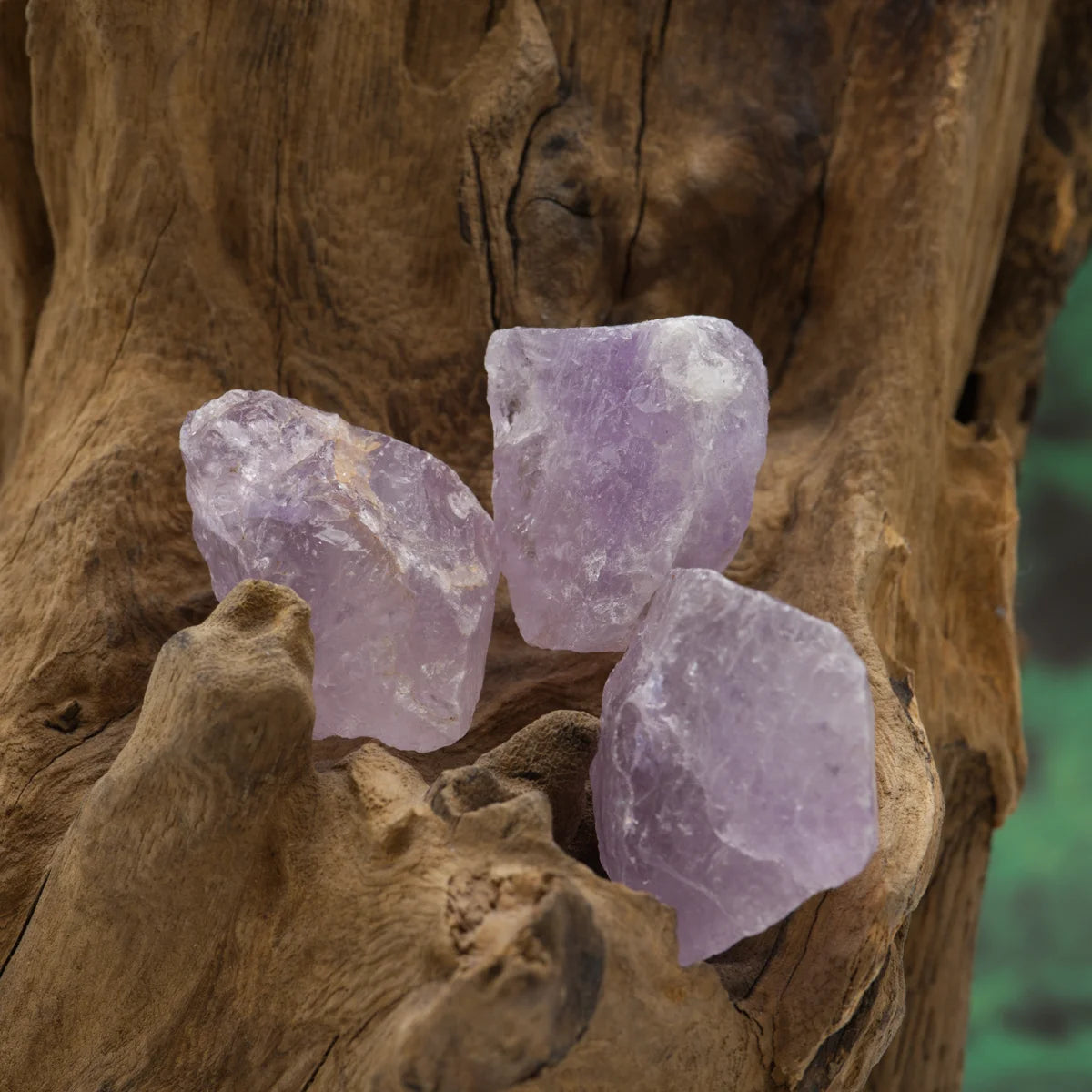 Natürlicher Amethyst-Rohstein – klärt den Geist und schützt vor negativer Energie.