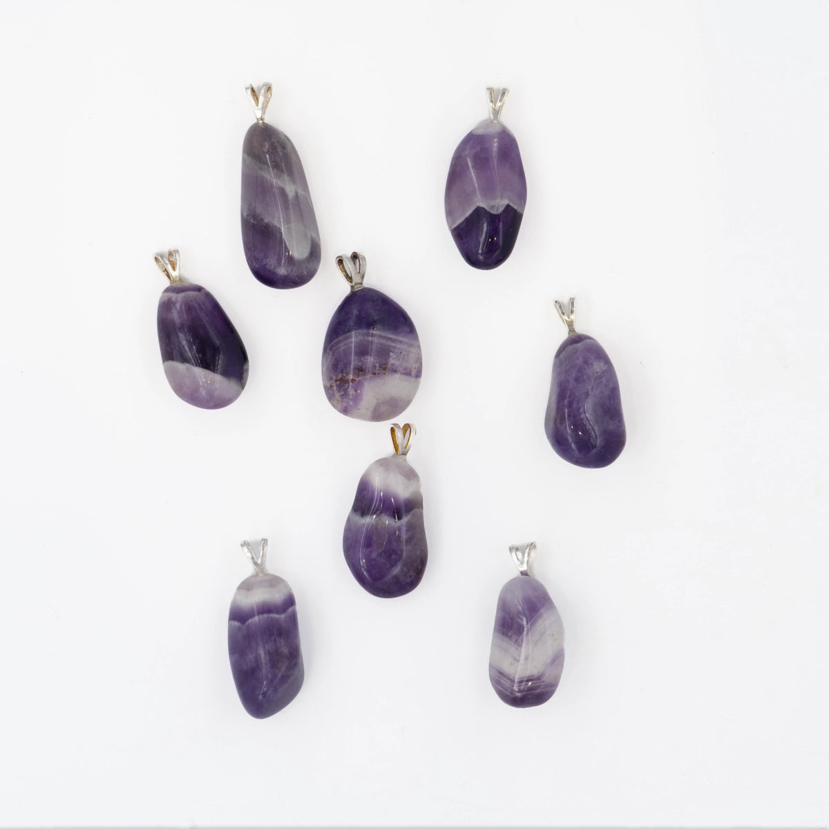 Amethyst Chevron Anhänger