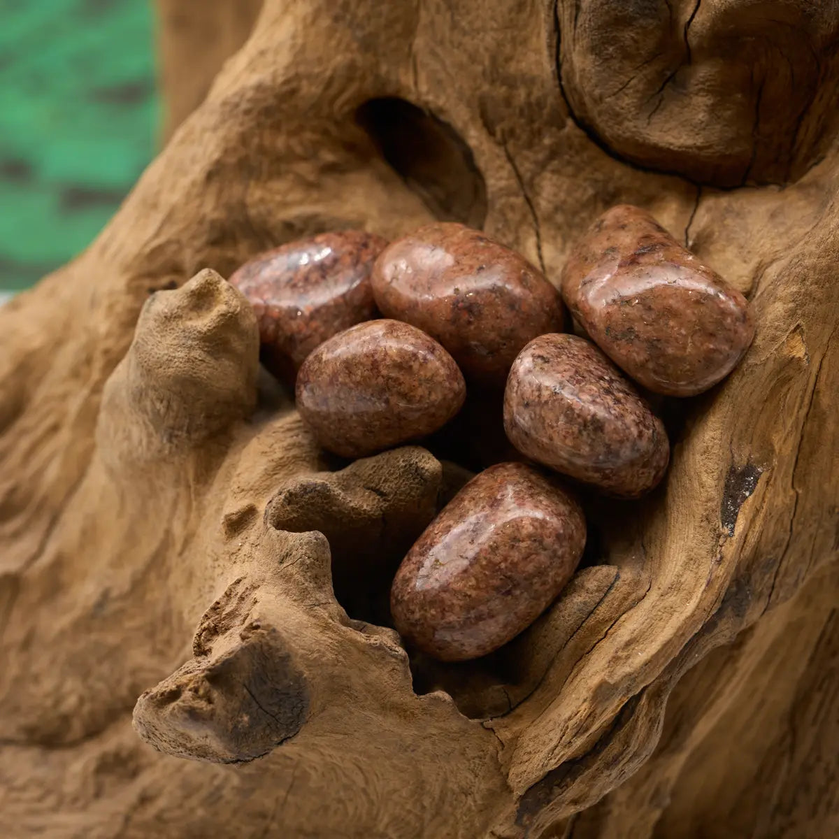 Heller Aplit-Trommelstein – stärkt Klarheit und Konzentration