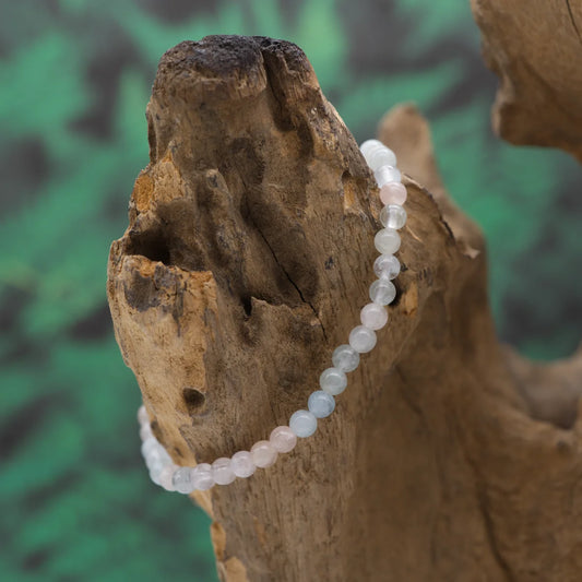 Edelstein-Armband aus 4 mm Beryll-Mix – bringt emotionale Balance und Inspiration.