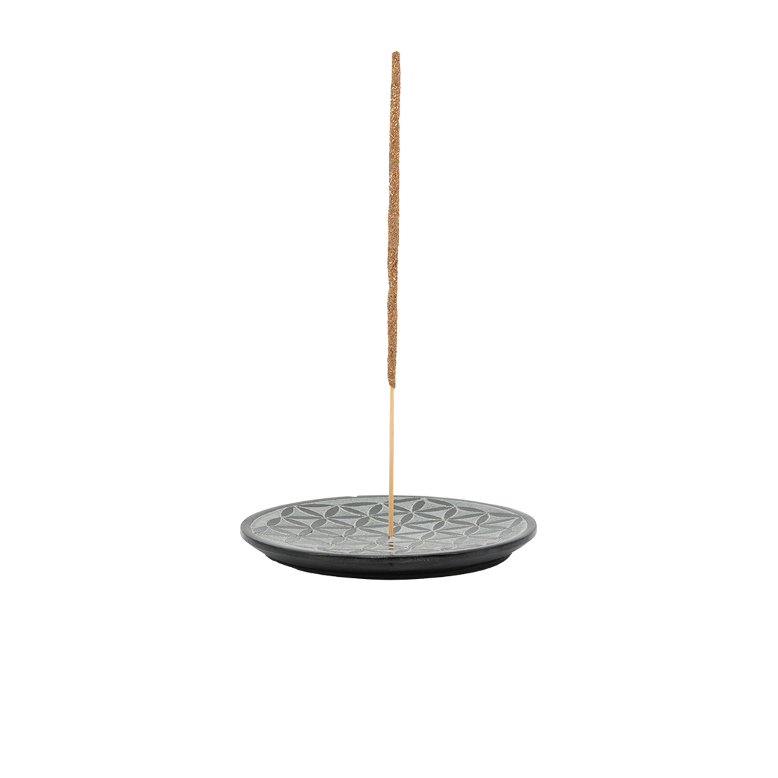 Blume des Lebens Räucherstäbchenhalter Black Stone