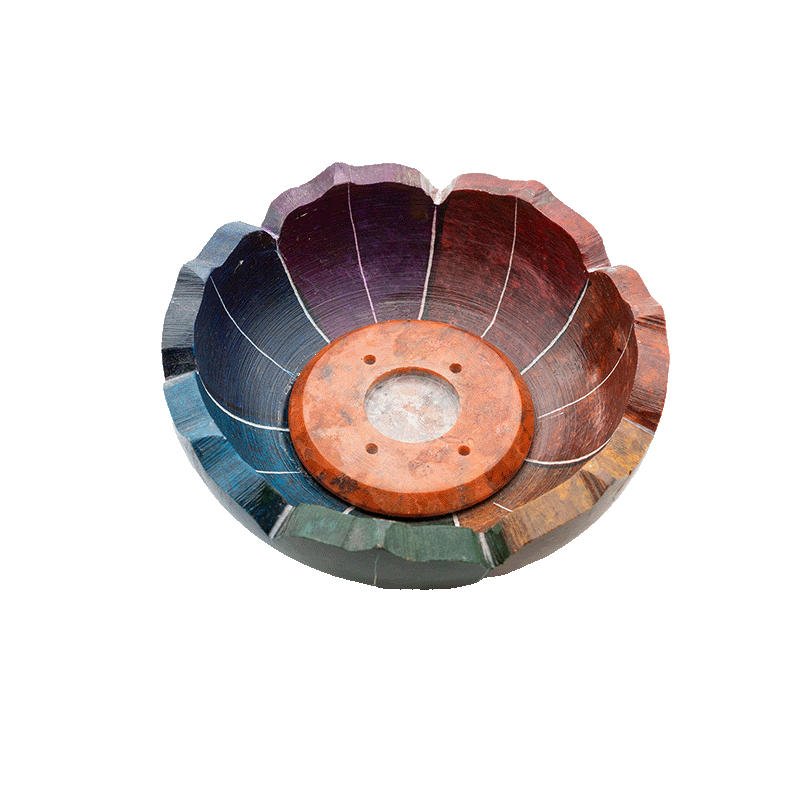 Lotus Bunt Räucherstäbchenhalter