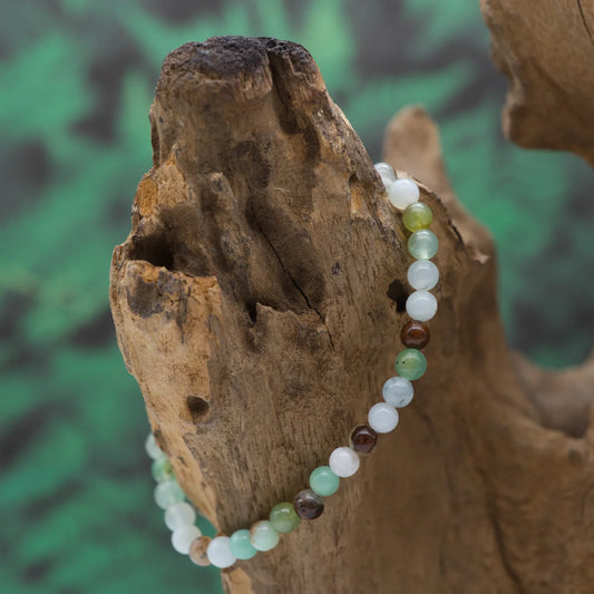 Edelstein-Armband aus 4 mm Chrysopras – stärkt Vertrauen und Erneuerung.
