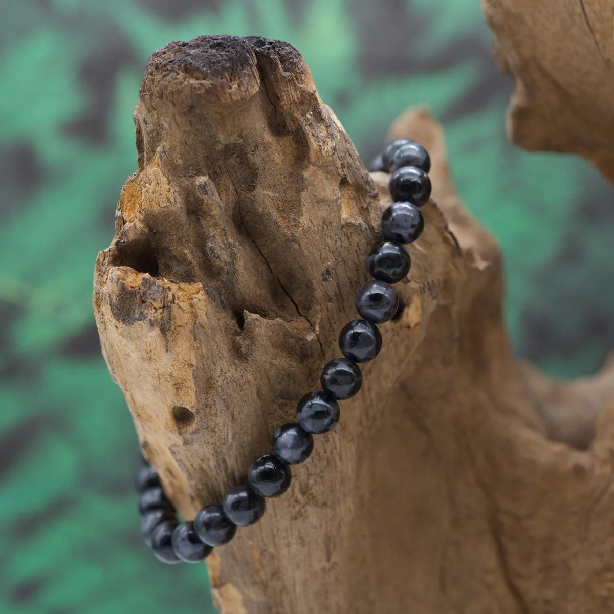 Edelstein-Armband aus 6 mm Gabbro – fördert Innenschau und Transformation.