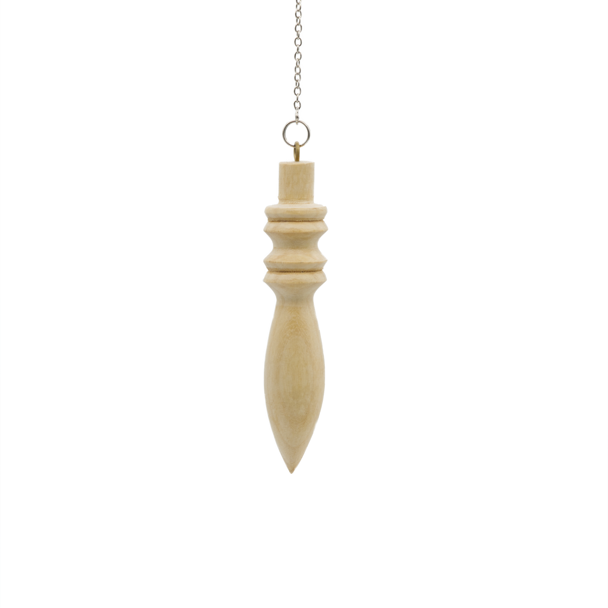 Pendel aus indischer Ulme mit Messingkette – edles Massivholzpendel für Aromatherapie, Homöopathie und Energiearbeit, online kaufen bei Calerris.