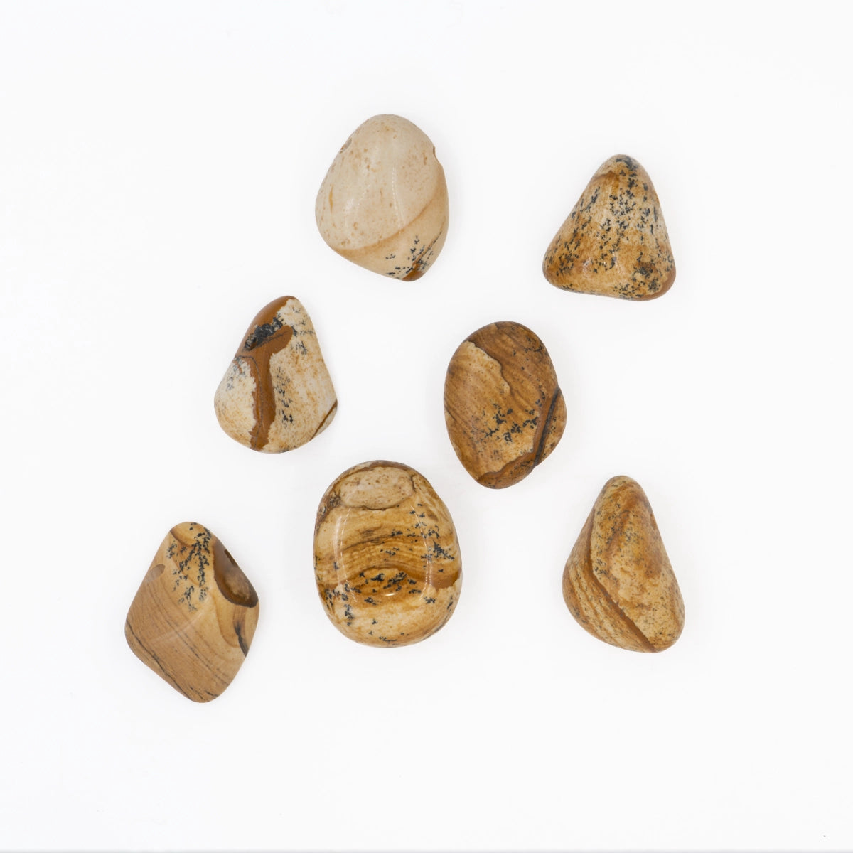 Kalahari-Picture-Stone Anhänger gelocht