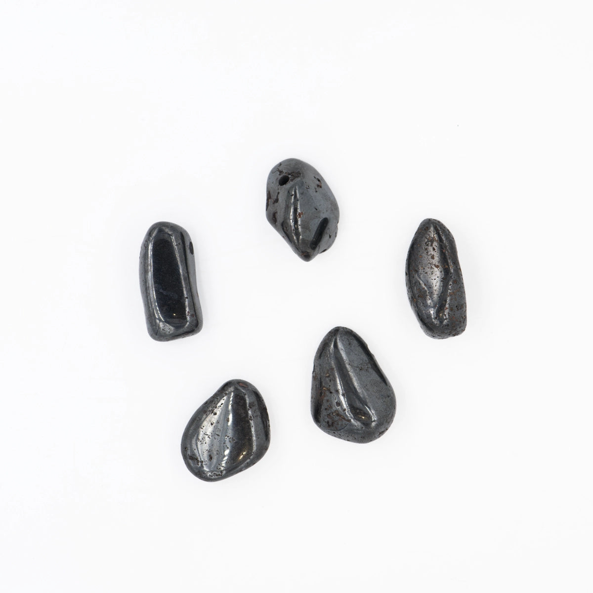 Magnetit Anhänger gelocht