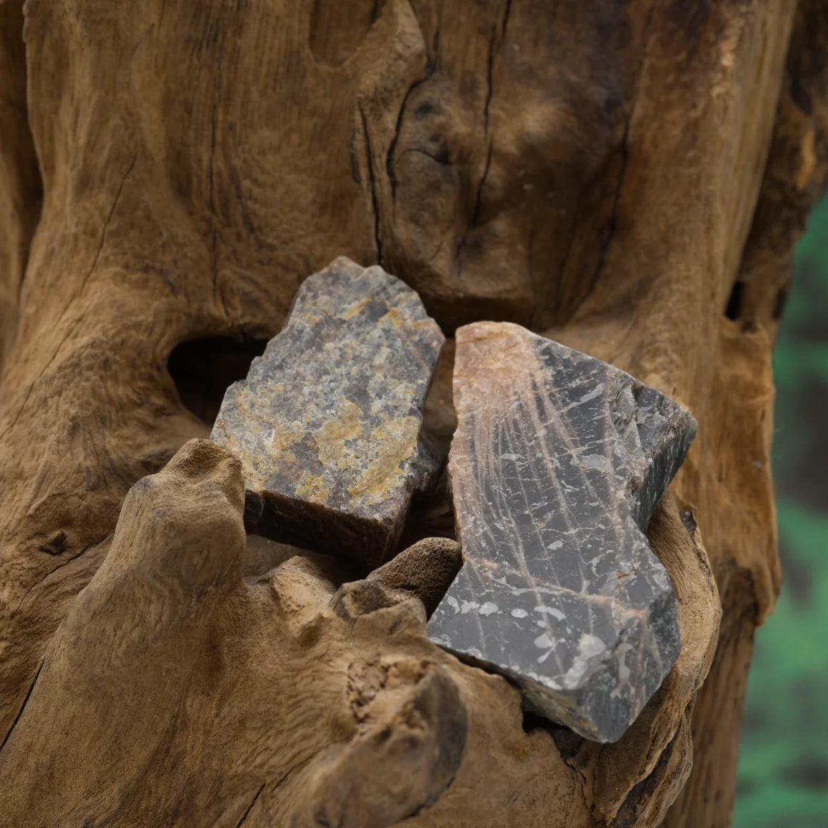 Schwarzer Mondstein-Rohstein – schützt und stärkt Intuition.