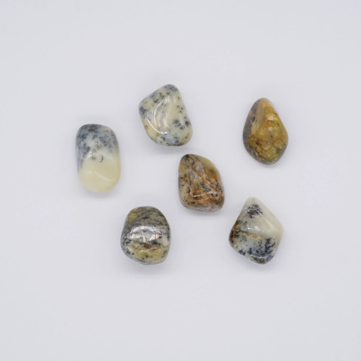 Opal "Dendriten Moosopal" Anhänger gelocht