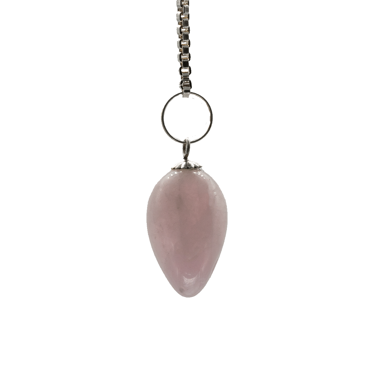 Rosenquarz Ei Pendel