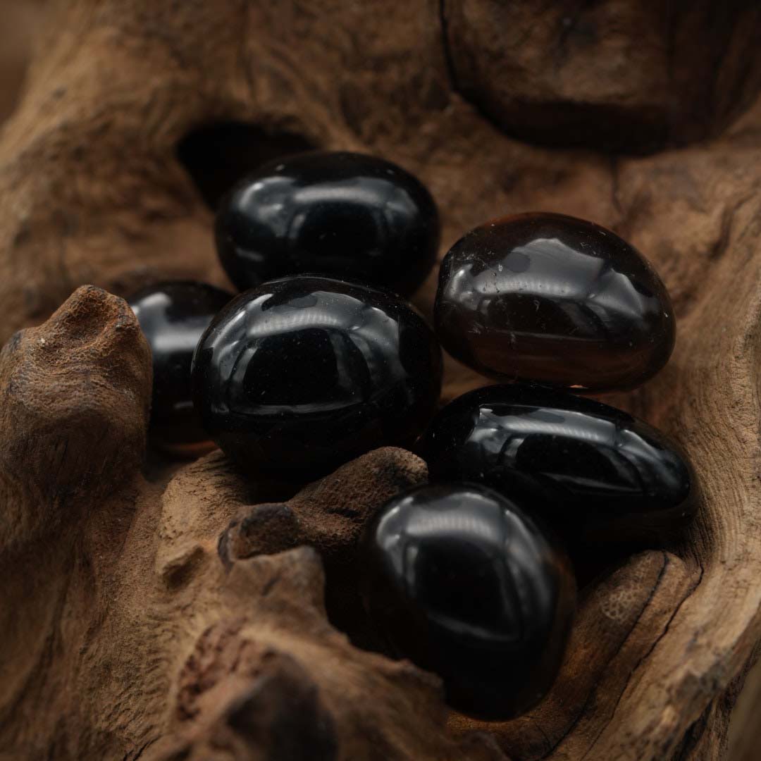 Rauchquarz Trommelstein