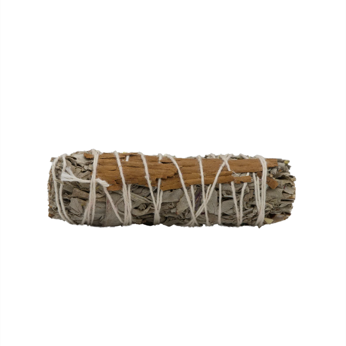 Weißer Salbei & Zimt M – Räucherbündel mit würzigem Aroma für Reinigung und Wohlbefinden