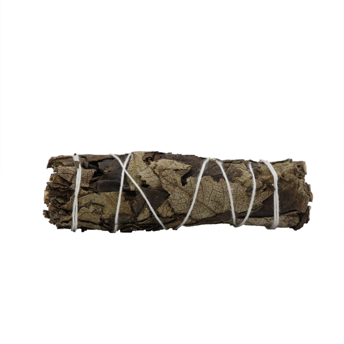 Räucherbündel aus schwarzem Salbei (Black Sage), etwa 10 cm lang – für Schutz, Reinigung und Traumarbeit.