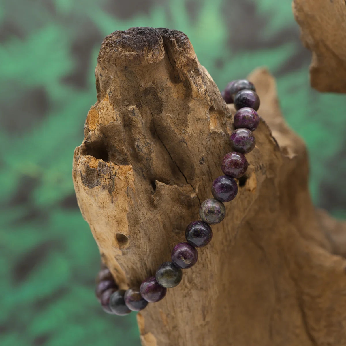 Edelstein-Armband aus 6 mm Stichtit – unterstützt Vergebung und inneren Frieden.