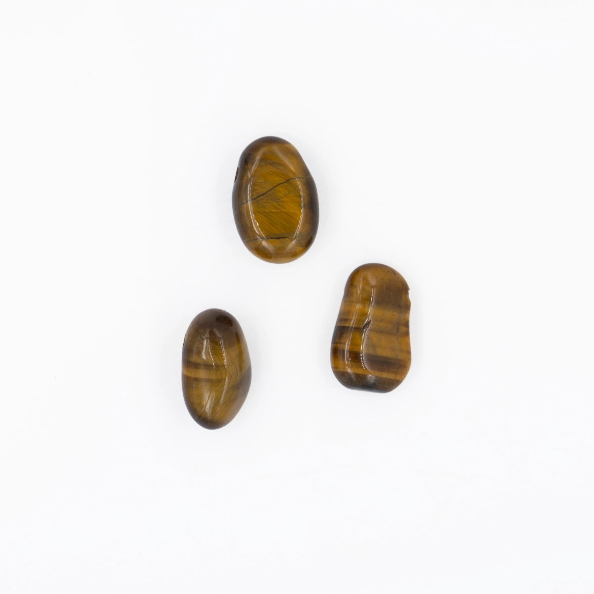 Tigerauge Anhänger gelocht