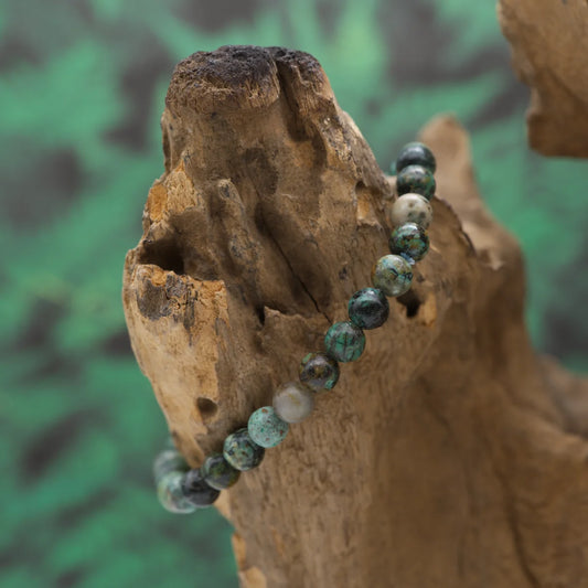 Edelstein-Armband aus 6 mm Türkis – schützt und bringt innere Ruhe.