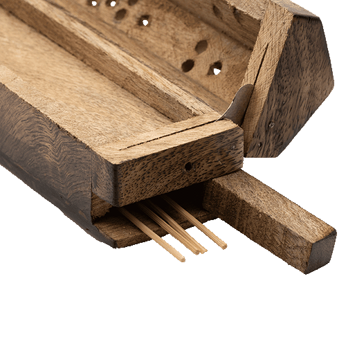 Räucherstäbchenhalter und Vorratsbox