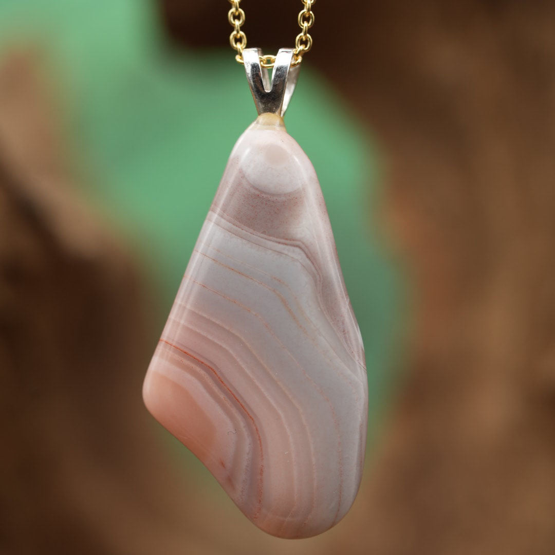 Achat pink Anhänger