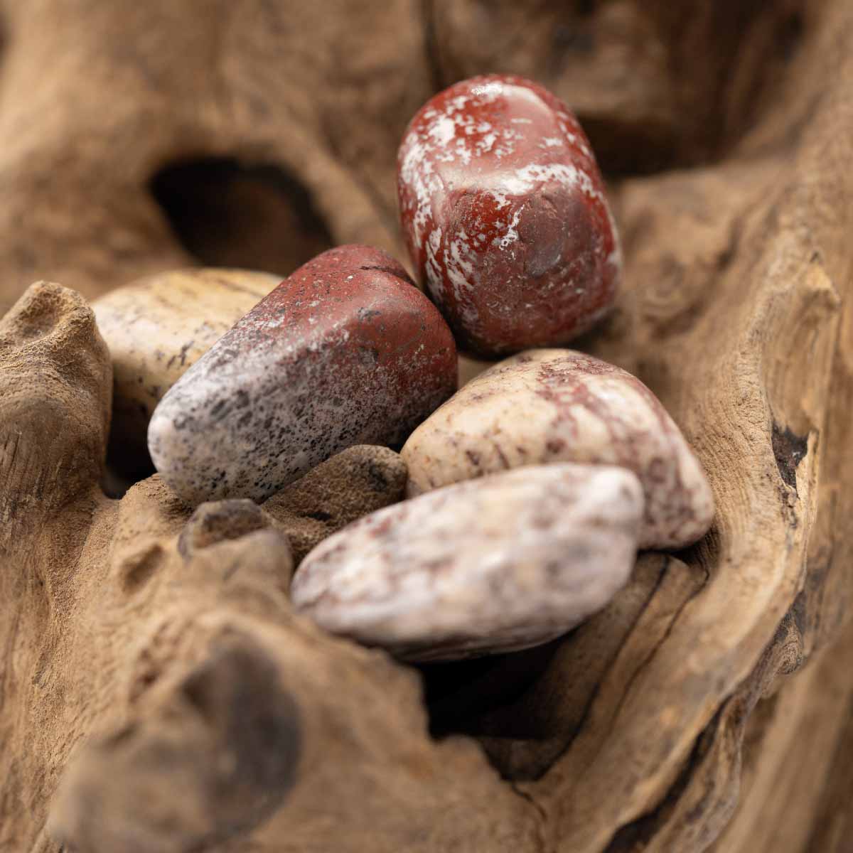 Alunit "Sulfat" Trommelstein