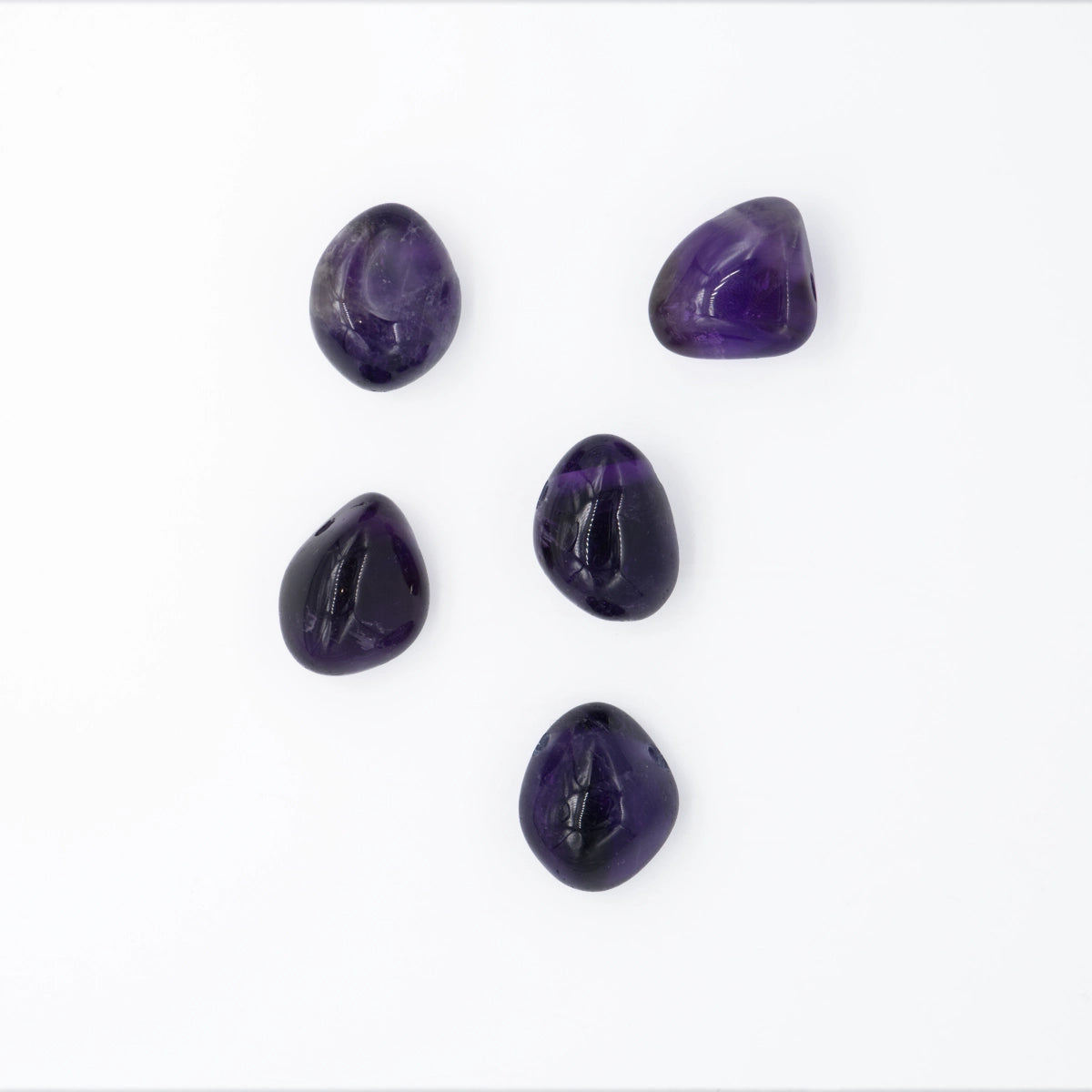 Amethyst 1A-Qual. Anhänger gelocht