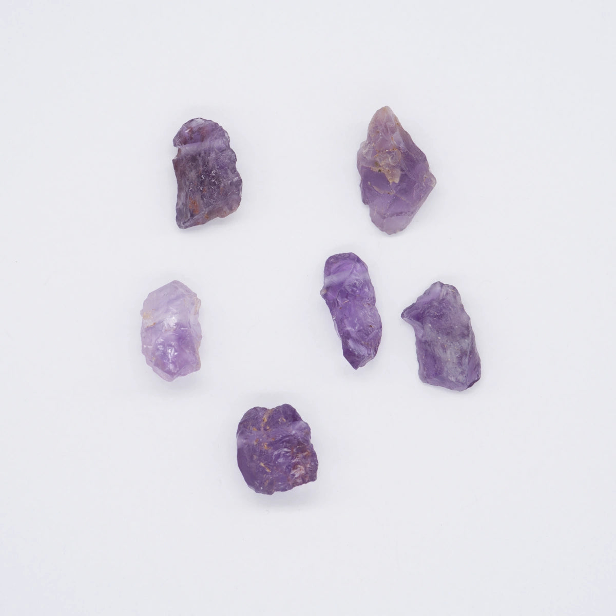 Amethyst roh Anhänger gelocht