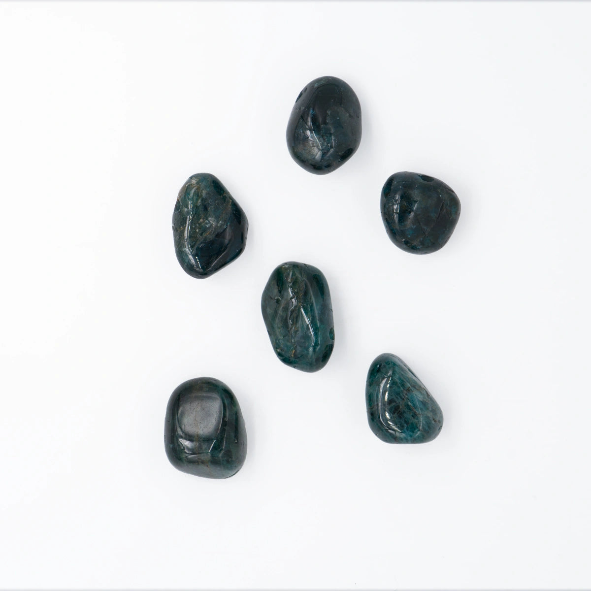 Apatit grün Anhänger gelocht