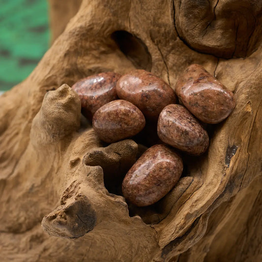 Heller Aplit-Trommelstein – stärkt Klarheit und Konzentration