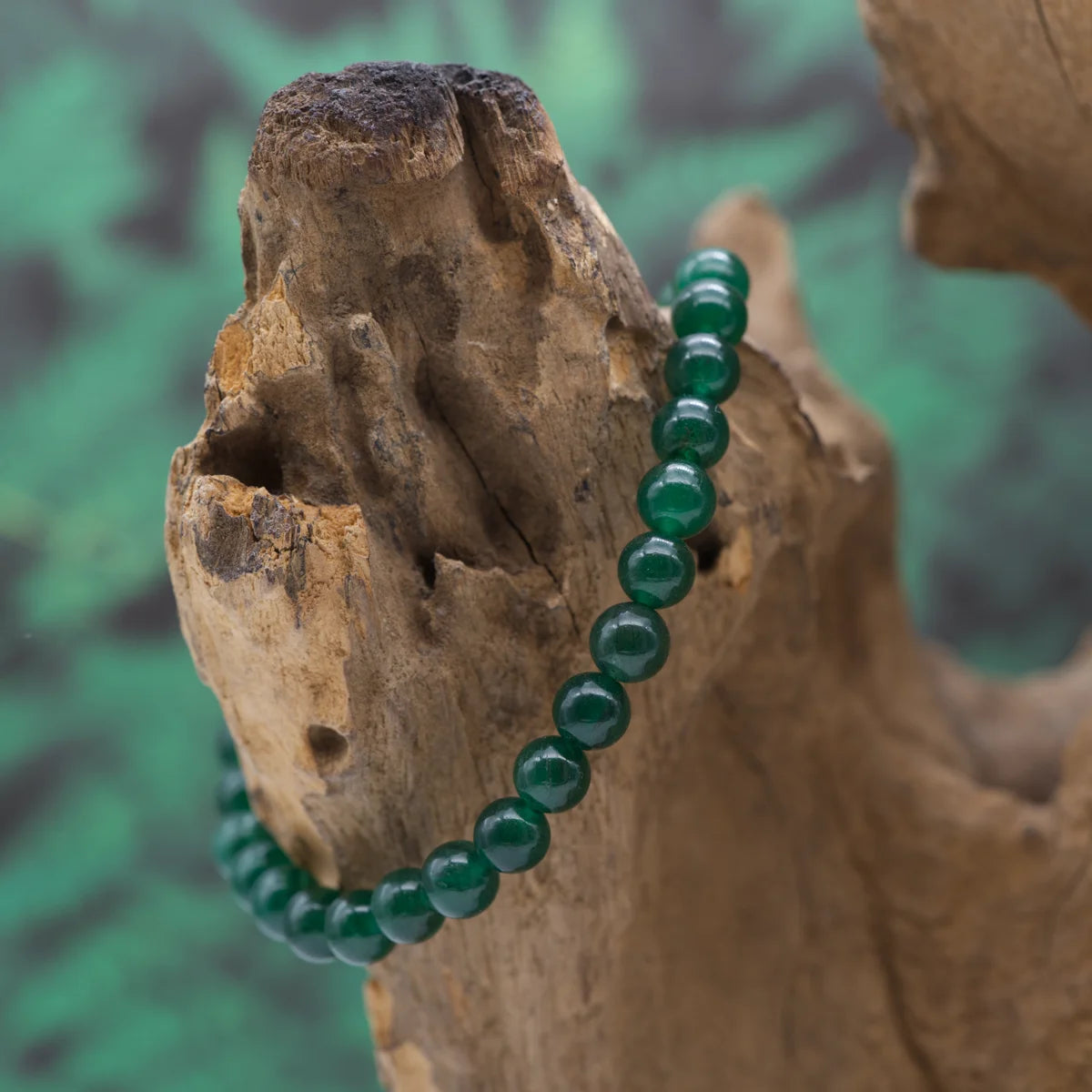 Edelstein-Armband aus 6 mm grünem Aventurin, 1A – schenkt Zuversicht und Balance.