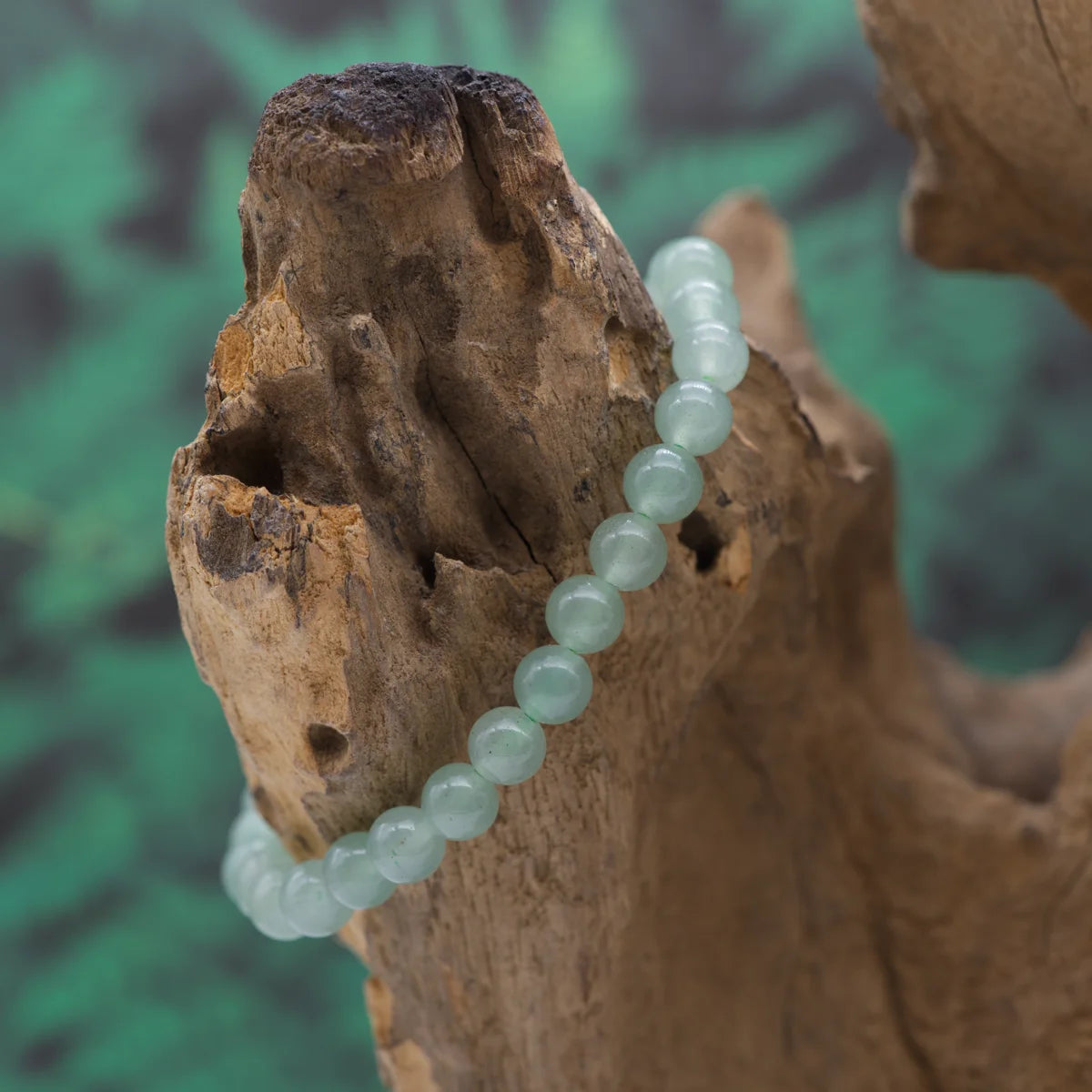 Edelstein-Armband aus 6 mm grünem Aventurin – entspannt und harmonisiert.