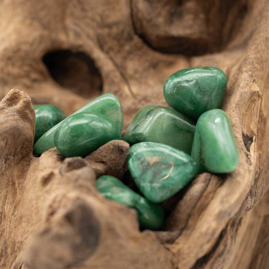 Budstone "Grünschiefer" Trommelstein