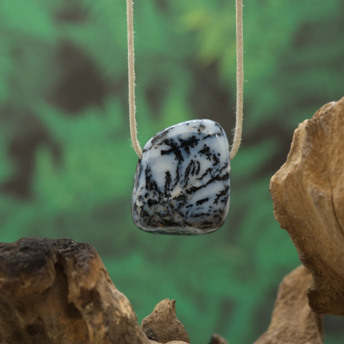 Dendriten-Chalcedon – Wachstum, Harmonie und Naturverbundenheit.