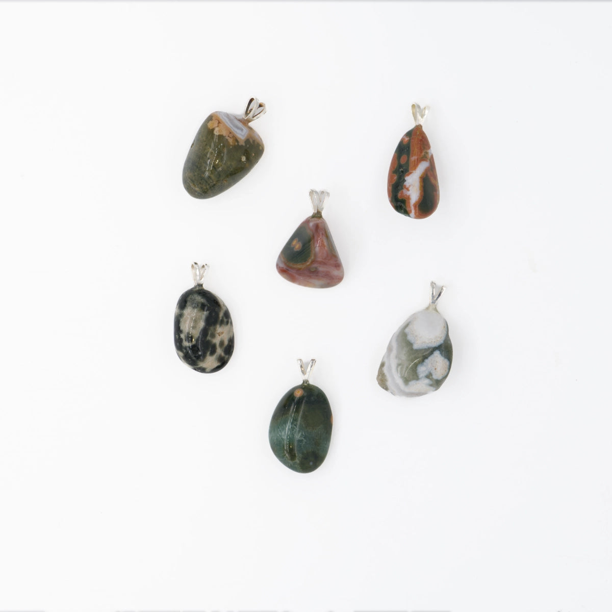 Chalcedon "Ozeanchalcedon" Anhänger