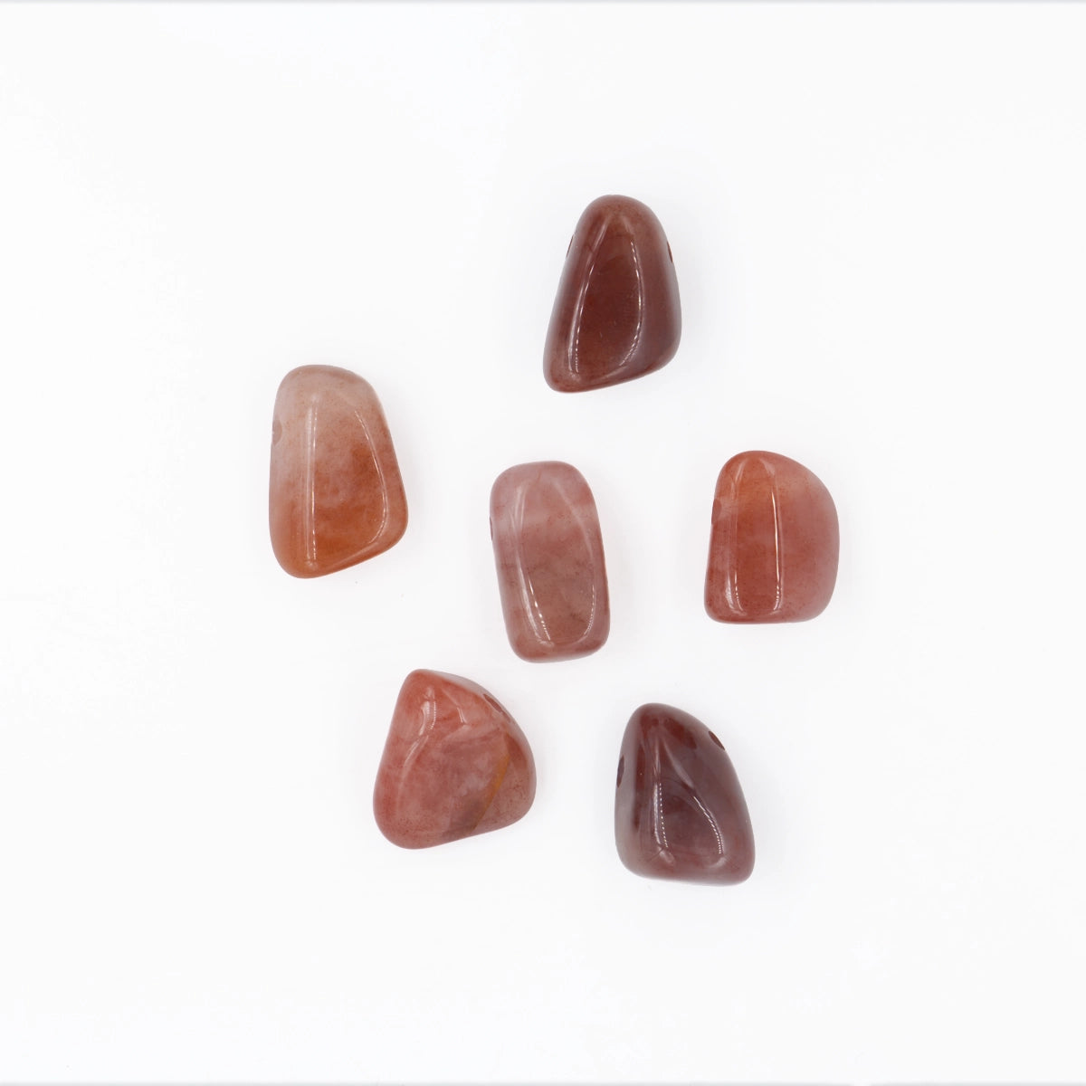 Chalcedon rot "Blutchalcedon" Anhänger gelocht