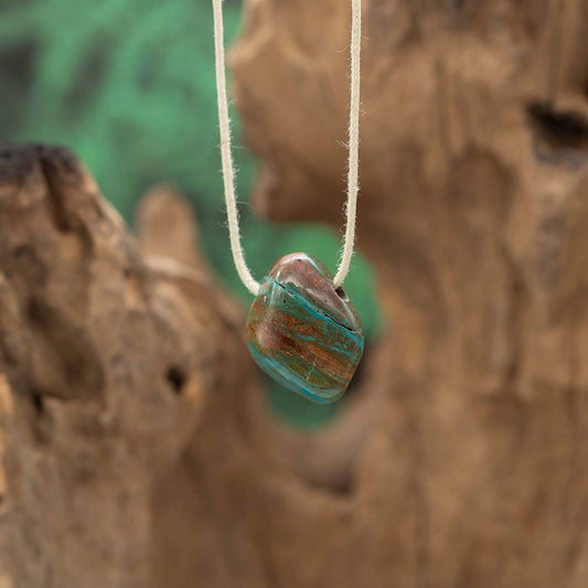 Chrysokoll Opalin "Atacama Opal" Anhänger gelocht