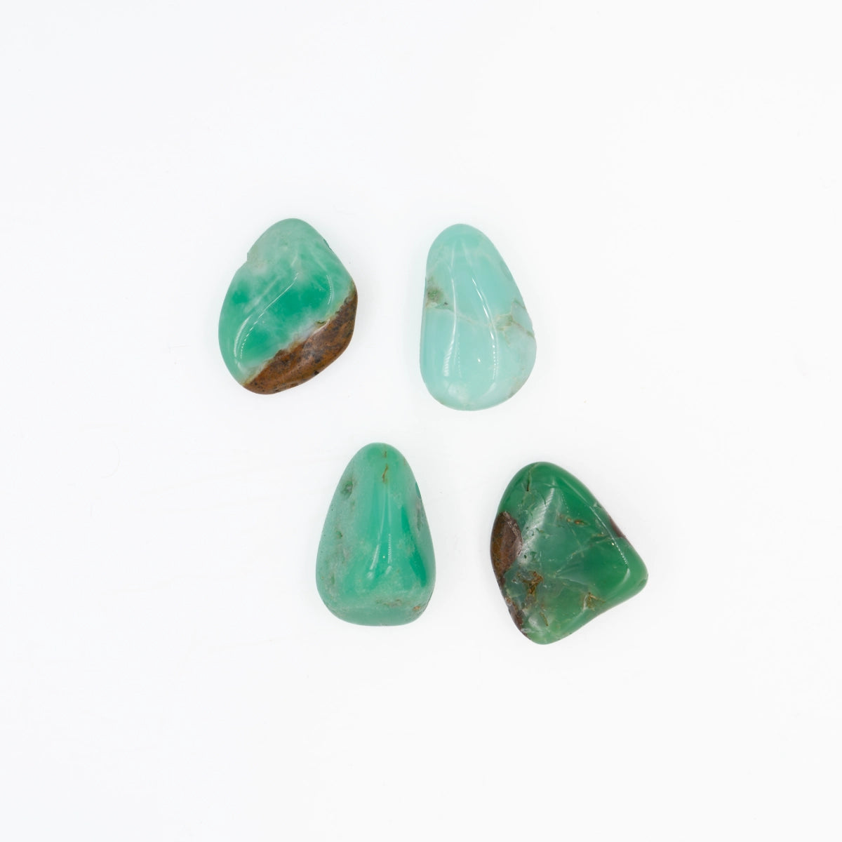 Chrysopras 1A- Qual. Anhänger gelocht