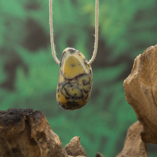 Strukturierter Dolomit mit Dendriten – Lebenskraft, Kreativität und Wachstum.