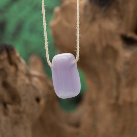 Fluorit "Lavendel/Hydrofluorit" Anhänger gelocht