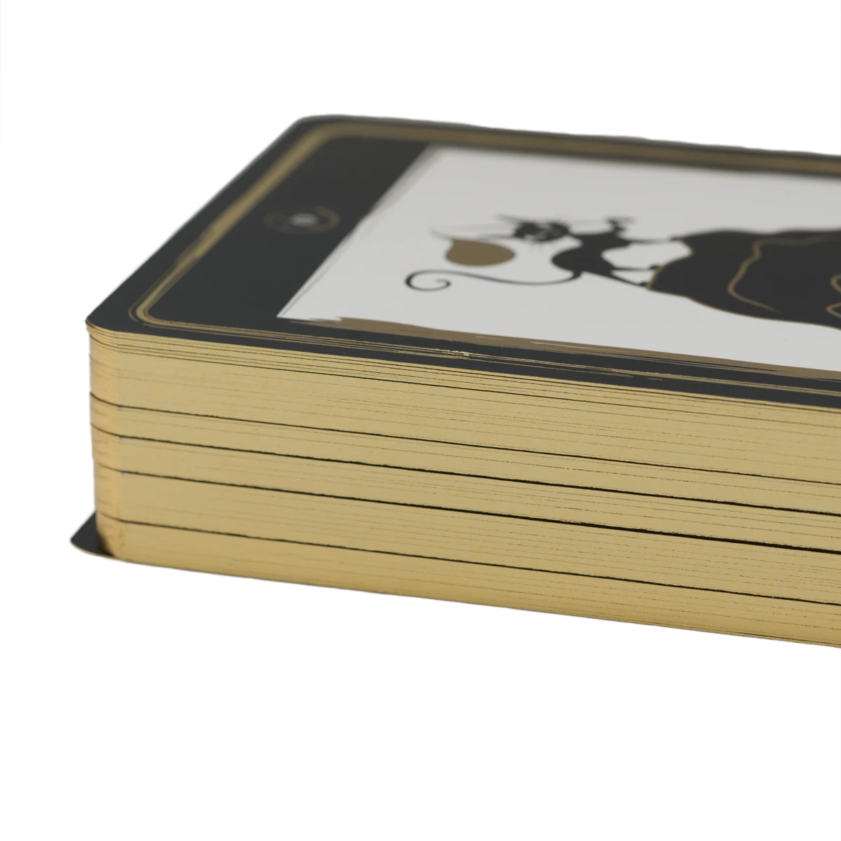 Black Cats Tarot von Helena de Almeida – magisches Katzen-Tarot mit Golddruck und liebevollen Illustrationen, online kaufen bei Calerris.