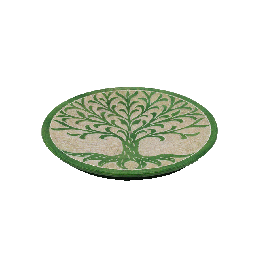 Yggdrasil Räucherstäbchenhalter grün