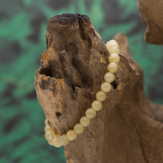 Edelstein-Armband aus 6 mm Heliodor – fördert Selbstvertrauen und Strahlkraft.