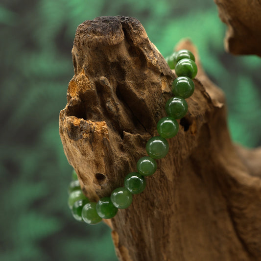 Jade "Nephrit Jade"  Armband 8mm