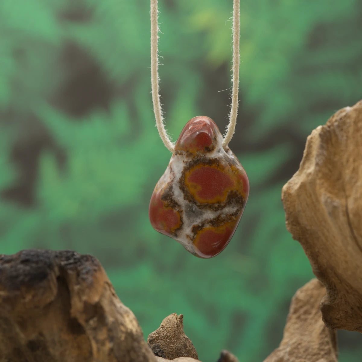 Fossiler Jaspis – Erdverbundenheit, Stabilität und Beständigkeit.