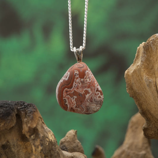 Rosetajaspis-Anhänger – harmonischer Stein für Mitgefühl, Ruhe und Herzensenergie.