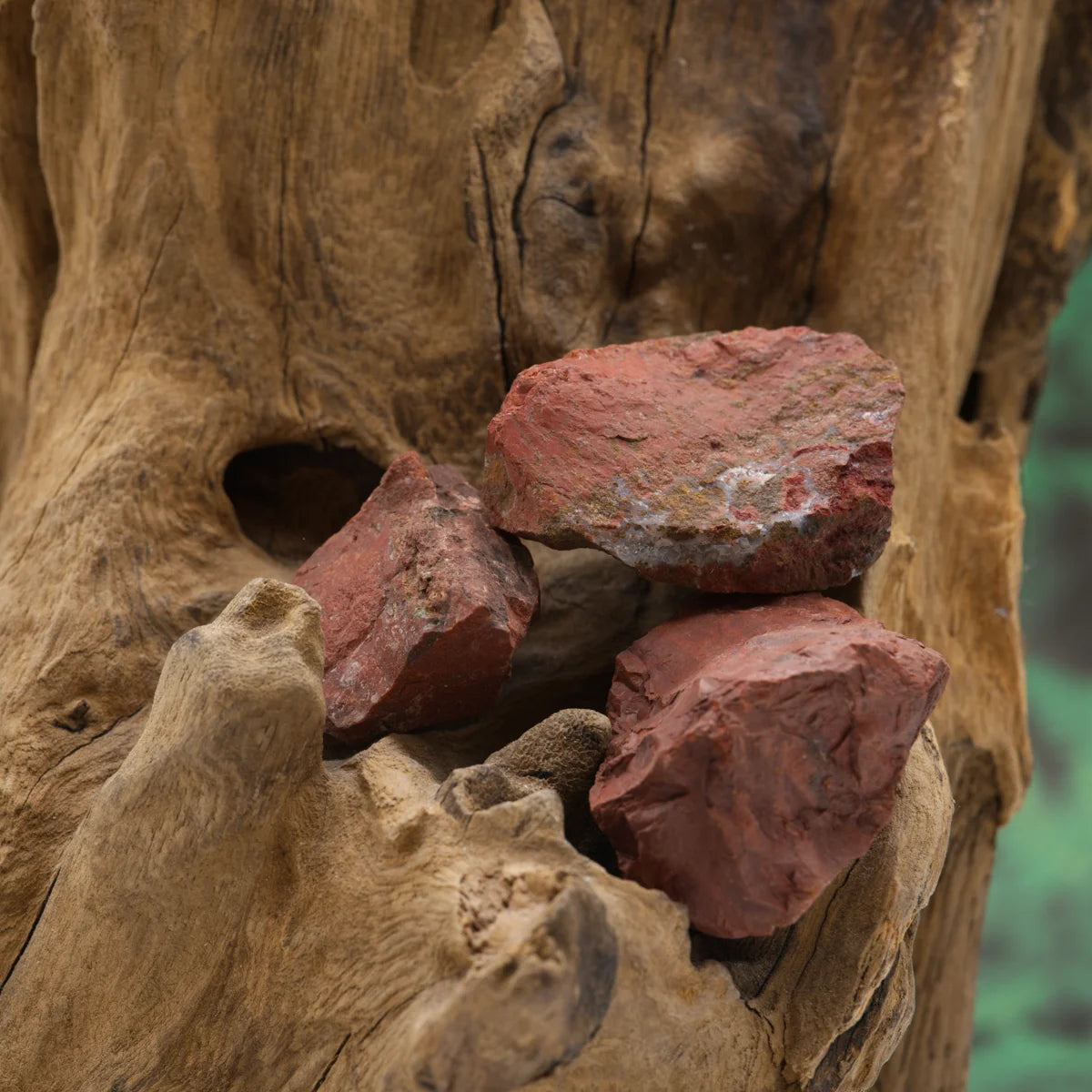 Roter Jaspis-Rohstein – erdet und schenkt Vitalität.