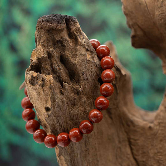Jaspis rot Armband 8mm