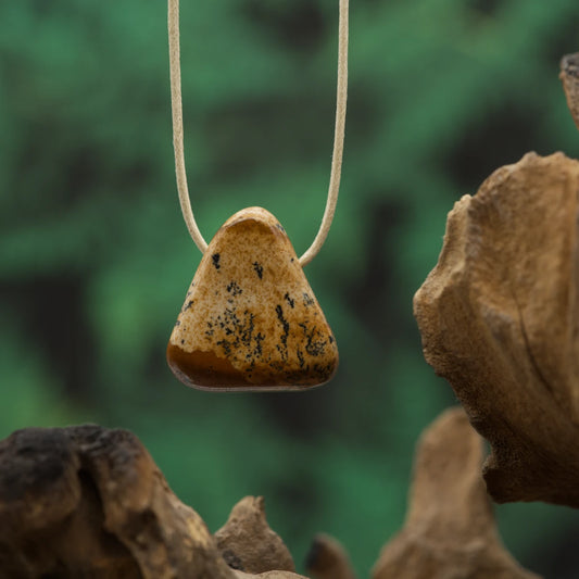 Kalahari-Picture-Stone Anhänger gelocht