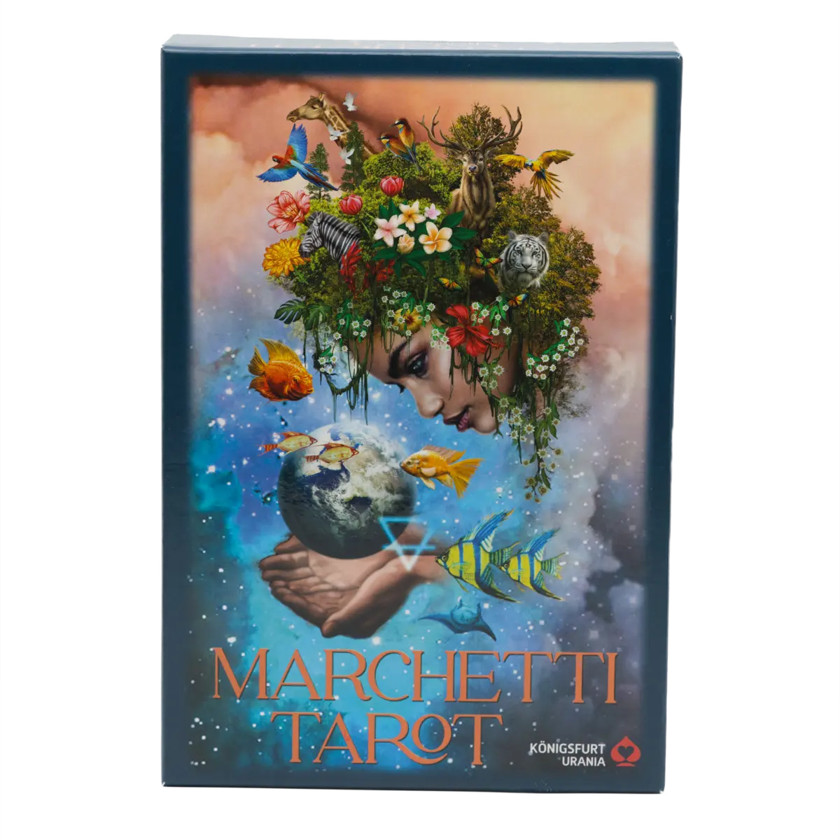 Marchetti Tarot von Ciro Marchetti – farbenprächtiges Digital-Art-Tarot mit 78 Karten und Begleitbuch, online kaufen bei Calerris.